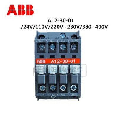 A12/30 ABB contactor A12-30-01 /24V/110V/220V~230V/380~400V | eBay