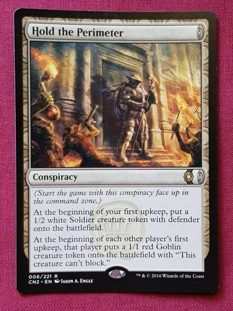 Magic The Gathering CONSPIRACY TAKE THE CROWN HOLD THE PERIMETER card MTG | eBay UK Magic The Gathering CONSPIRACY TAKE THE CROWN HOLD THE PERIMETER card MTG | eBay UK
