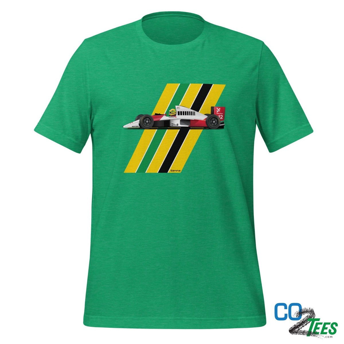 Ayrton Senna Brazilian F1 Racing Champion MP4 Classic T-Shirt