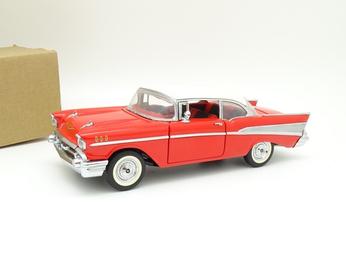 Franklin Mint 1/24 - Chevrolet Bel Air 1957 Rouge (Occasion, Sans Boîte)