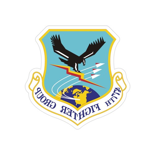 477th Fighter Group (U.S. Air Force) REVERSE PRINT Transparent STICKER - Picture 8 of 16