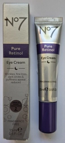 Boots No7 Advanced Pure Retinol Eye Cream 1 x 15 ml UK Stock Boxed - Picture 1 of 1