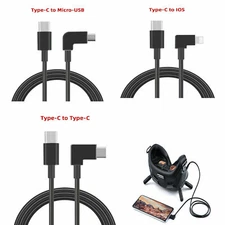 For DJI FPV Flight Glasses V2 Phone Tablet Data Line Cable Micro-USB Type-C Wire