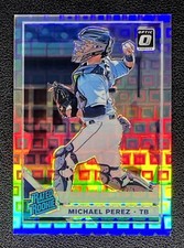 2019 Panini Donruss Optic Michael Perez Rated Rookie #78 FOTL Pandora Prizm /99