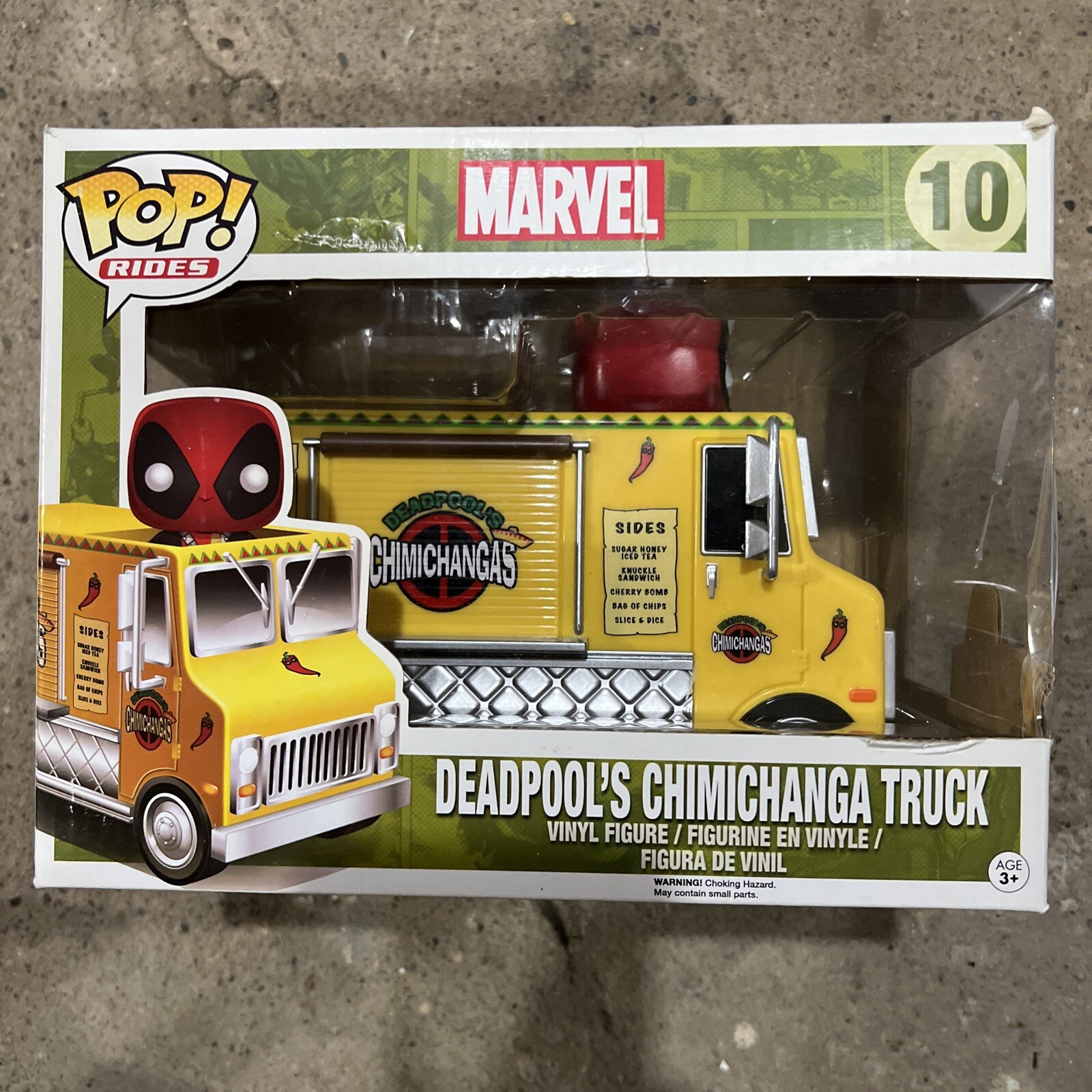 Funko Pop! Rides: Marvel - Deadpool (W/ Chimichanga Truck) #10