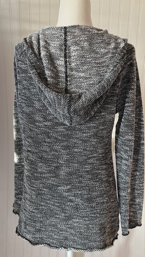 Calvin Klein Top Med Performance Quick Dry Hoodie Kangaroo Pocket Black Pullover - Picture 2 of 11