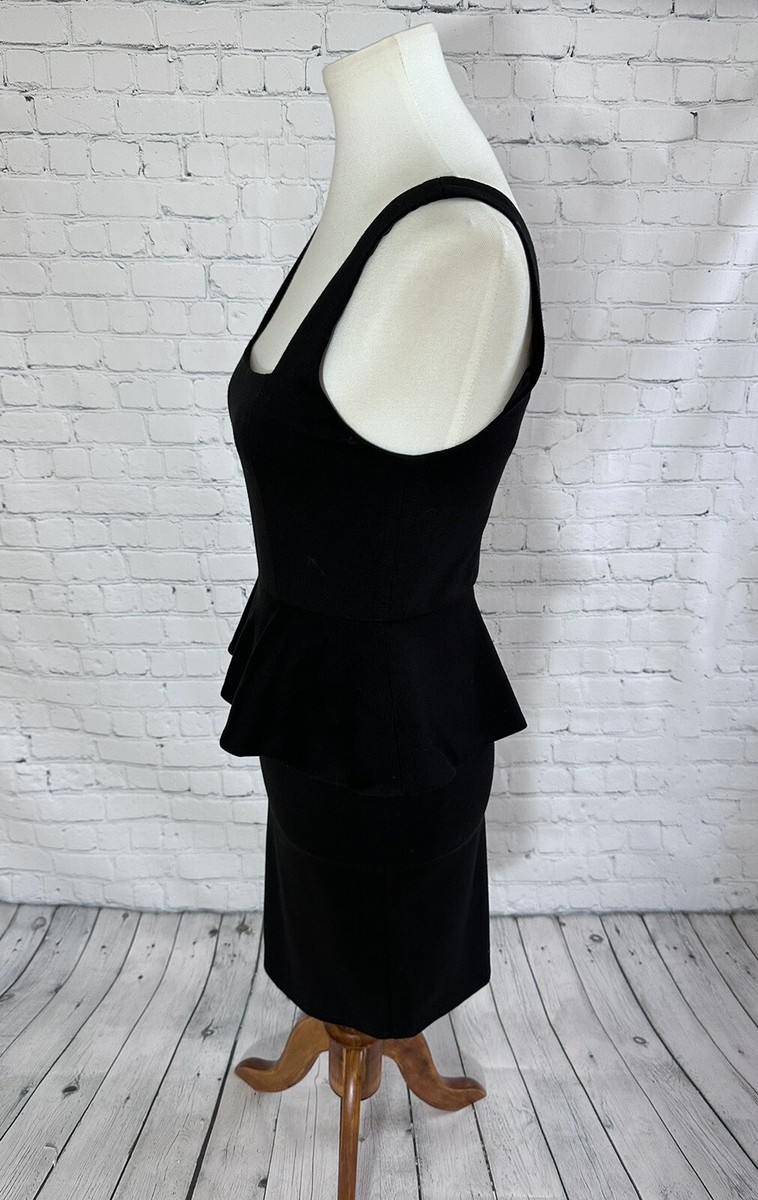 strapless open back dress Peplum Top and Skirt Set 0(SMALL) / White
