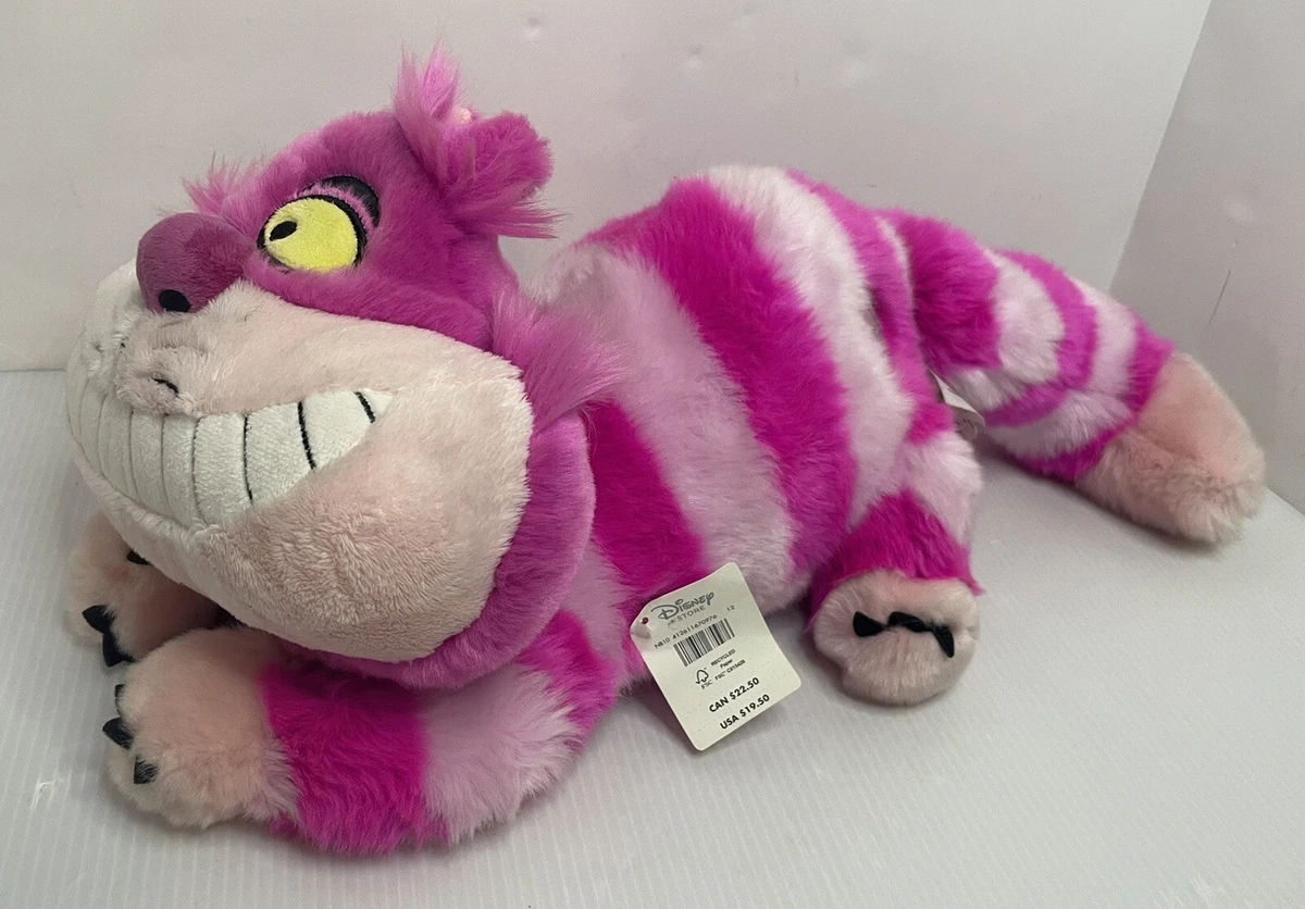 Disney Store Exclusive Plush Cheshire Cat Alice in Wonderland Stuffed  Animal Toy