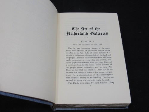 The Art of the Netherland Galleries by David Preyer HB 1908 1st Ed Illustrated - Picture 7 of 12