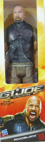 G.I. Joe Retaliation ROADBLOCK 12 " INCH Action Figure BRAND New THE ROCK GI Joe