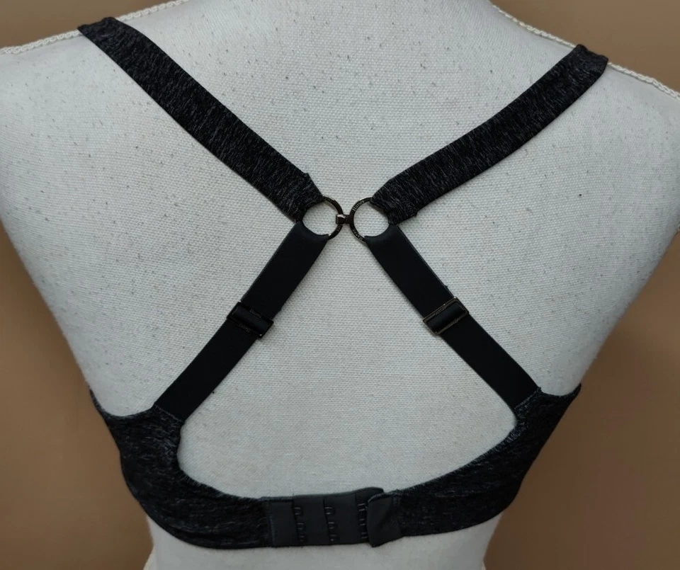 • Hanes Women's Ultimate T-Shirt Soft Underwire Bra Size 34DD Gray HU02/HP02 - Image 4 of 4