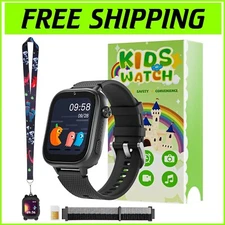 Elegant OKYUK Kids' 4G Smartwatch - SOS Button, 1.83" HD Screen, Perfect Gift