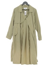 Weekday Women's Coat S Green 100% Polyamide Trench Coat