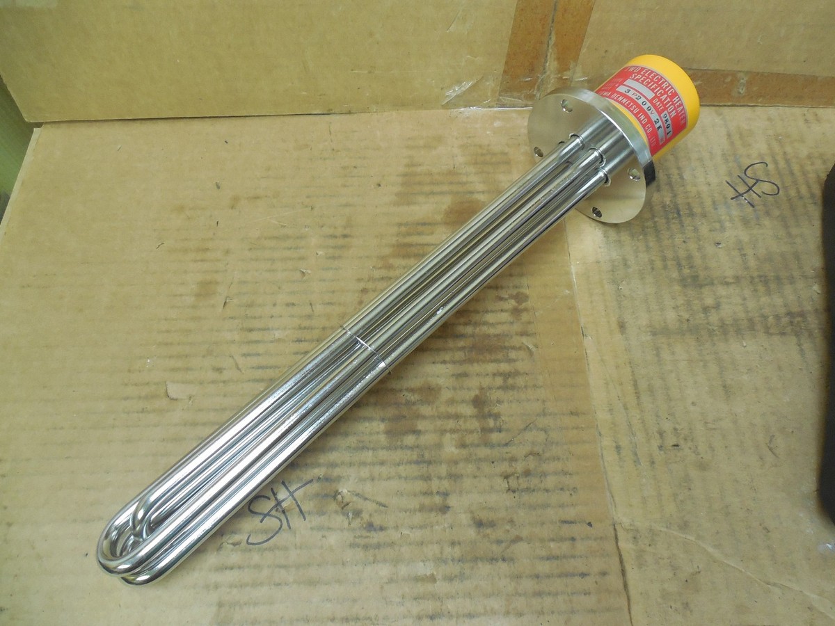 TWD Electric Heater 4-Bolt Flange Heating Element 3P 200V 2KW KW New