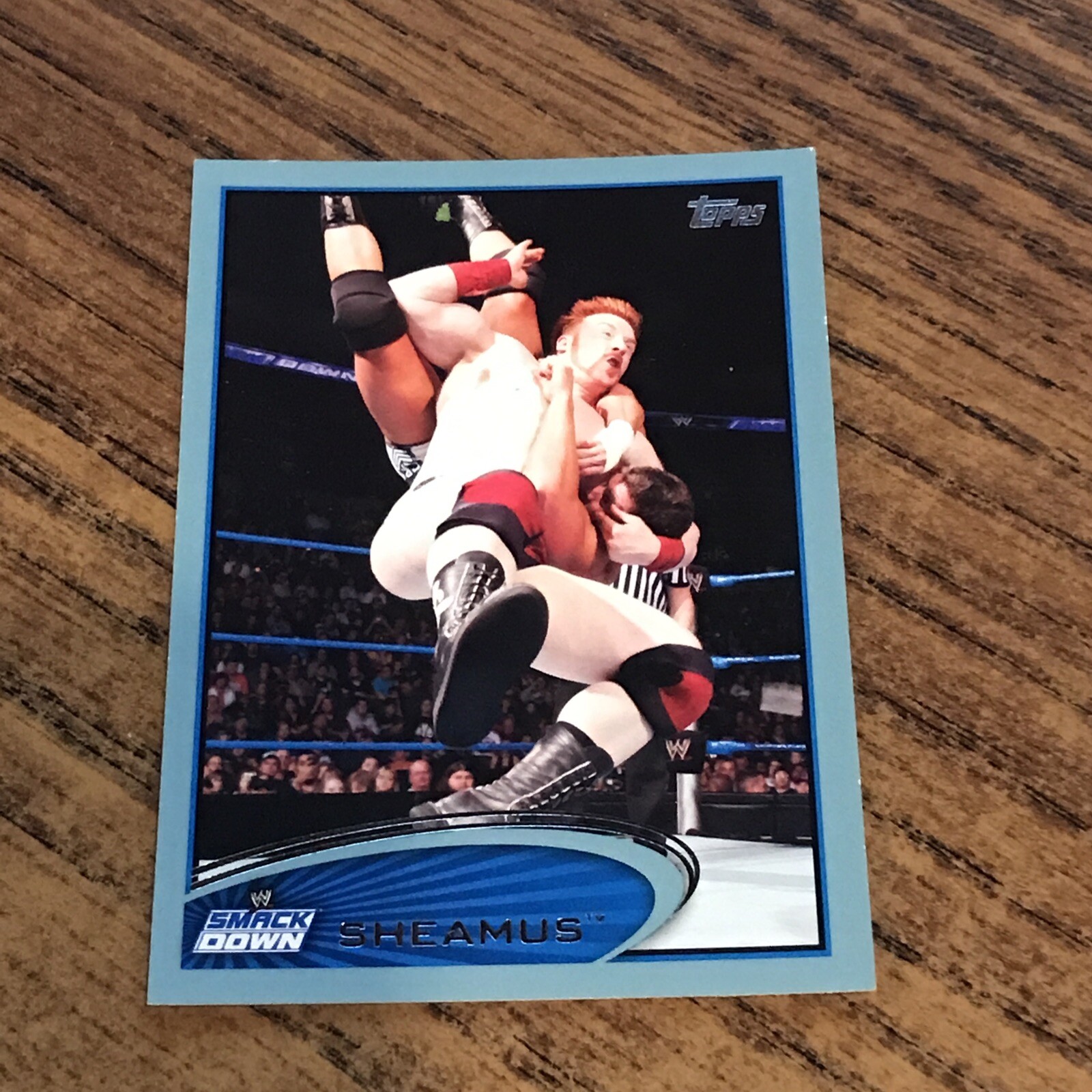 2012 - Topps - WWE - Sheamus - #4 - BLUE