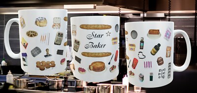 Star Baker - Backthema Keramik Kaffeebecher 11oz