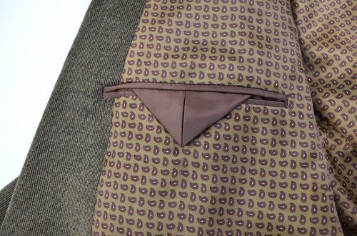 Chaps Gray 2 Button Blazer / Sports Coat Men's Size 48 Reg Elbow Patches - Picture 11 of 14