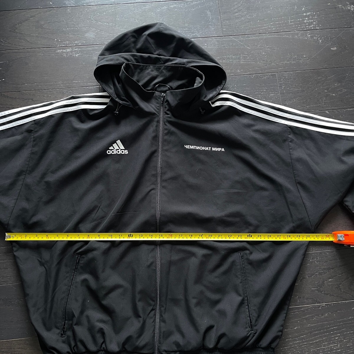 希少　Gosha Rubchinskiy × adidas ブラックジャケット Adidas * Gosha Rubchinskiy black originals limited edition hooded