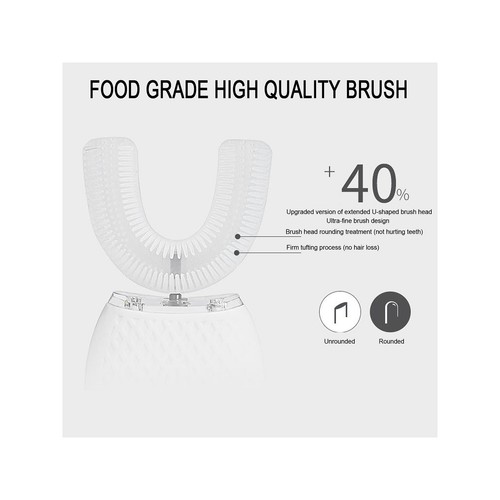 Ultrasonic Electric Toothbrush U Shaped Silicone Whitening Toothbrush For Or DM5 - Picture 5 of 12
