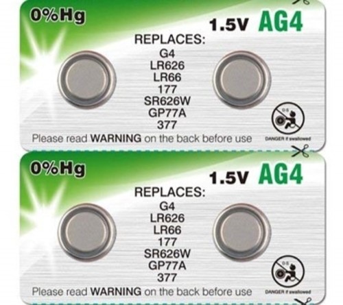 6-Pack Camelion AG4 LR626 377 376 Alkaline Long-Lasting Batteries