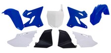 Set Plastique Carénage Restyling Yamaha YZ 125 250 2002 - 2014 Bleu & Blanc