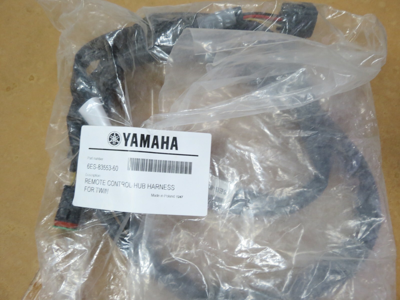 YAMAHA REMOTE CONTROLHUB HARNESS for TWIN 6ES8355360 eBay