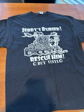 Vintage Jerry’s Records Jerrys Buried Rescue Him Buy Vinyl T-Shirt Pittsburgh XL