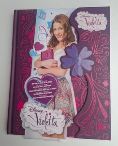 Violetta Disney Tagebuch Notizbuch lila mit Verschluss Hardcover Fanartikel