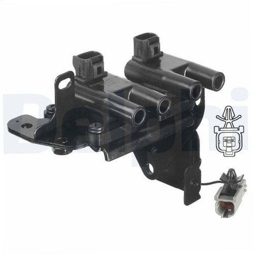 Ignition Coil DELPHI GN10413-12B1 For Kia Rio II (JB) 1.4 2005-2011 - Picture 6 of 6