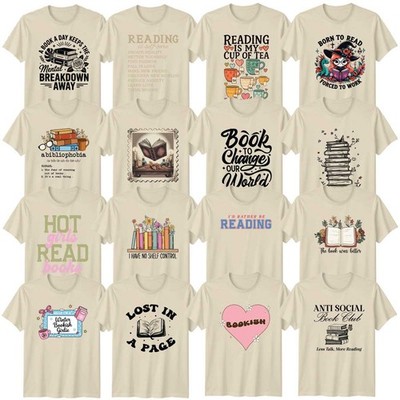 Lustiges Booktrovert Erwachsene T-Shirt Literatur Buchliebhaber Geschenk