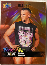 2024 Upper Deck Allure AEW Color Flow Red-Orange #CF5 Ricky Starks Ricky Saints