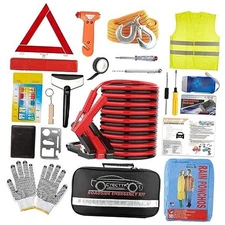 Car Roadside Emergency Kit,Auto Vehicle Truck Safety Emergency Essential Kit