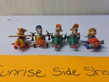 1990 McDonalds Happy Meal - Tale Spin Diecast Vehicle Complete Set Lot Of 5