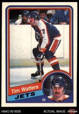 1984 O-Pee-Chee #350 Tim Watters Jets 7 - NM