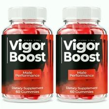 (2 Pack) Vigor Boost Gummies - VigorBoost Performance Support for Men