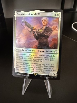 Overseer of Vault 76 R Universes Beyond: Fallout 19 FOIL Near Mint