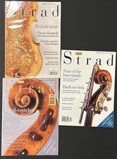 The Strad Magazine - 1999. 3 issues. January, March, December.