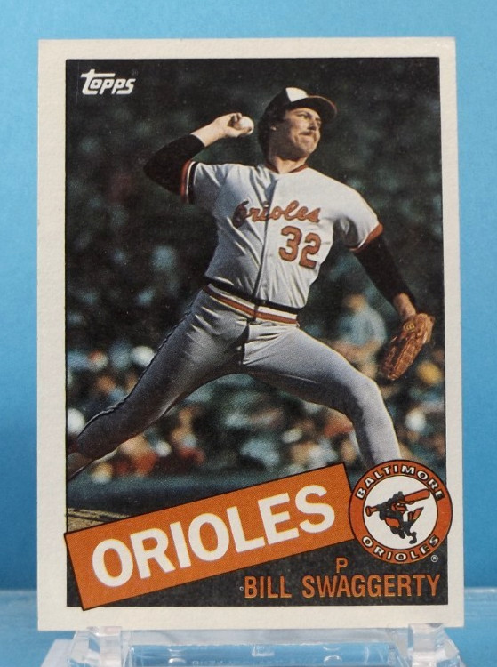 1985 Topps #147 - Bill Swaggerty - Baltimore Orioles - Near Mint