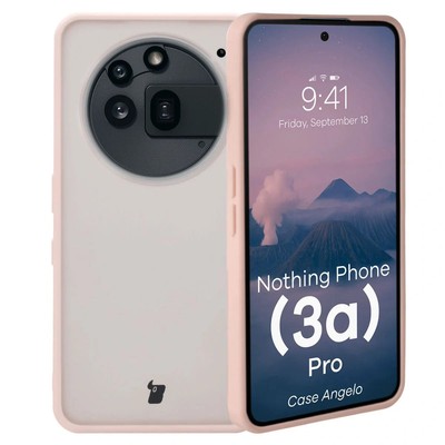 Handyhülle für Nothing Phone (3a) Pro Bizon Case Cover Semitransparent / Rosa