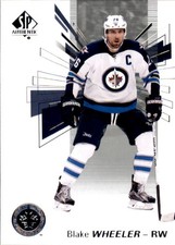 2016-17 SP Authentic #53 Blake Wheeler - HKY
