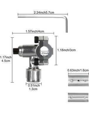 BPV-31 Bullet Piercing Valve Line Tap Valve Kits, Adjustable Valve for 1/4 Inch,