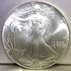 1986 American Silver Eagle AU/BU
