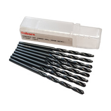 Image of 8x 2.70mm Osborn HSS Twist Drills 8208010270 Black Coated DIN 338