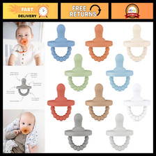 10 Pack Assorted Colors Cutie PAT Pacifier Teether Set - Canyon Boy, Flat Design
