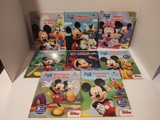 Lot Of 8 Mickey Mouse Clubhouse Story Reader Me Reader Hardcover Book Lot Bundle