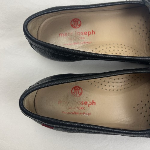Marc Joseph New York Clermont Street Pebbled Leather Loafer Womens 5 Black - Picture 11 of 12