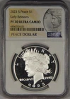 2023-S Peace Silver Dollar NGC PF70 ULTRA CAMEO Early Releases $1