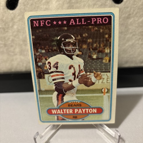 Walter Payton [All Pro] #160 1980 Topps card