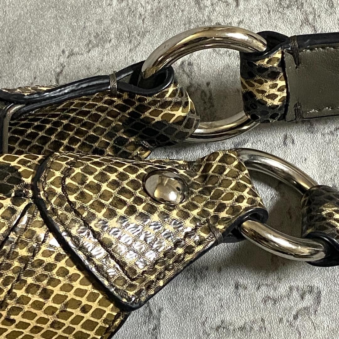 Presence COACH python pattern shoulder bag F17419… - image 11