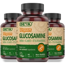 Deva Vegan Glucosamine Msm Cmo Turmeric Table...